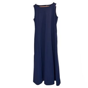 UNIQLO Extra Stretch Airism Sleeveless dress in dark blue